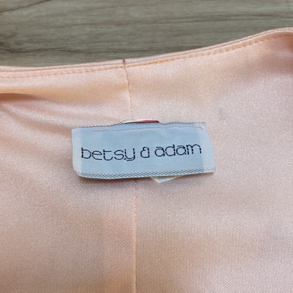 Betsy & Adam Vintage Pink Wrap Dress size Small - Picture 10 of 12